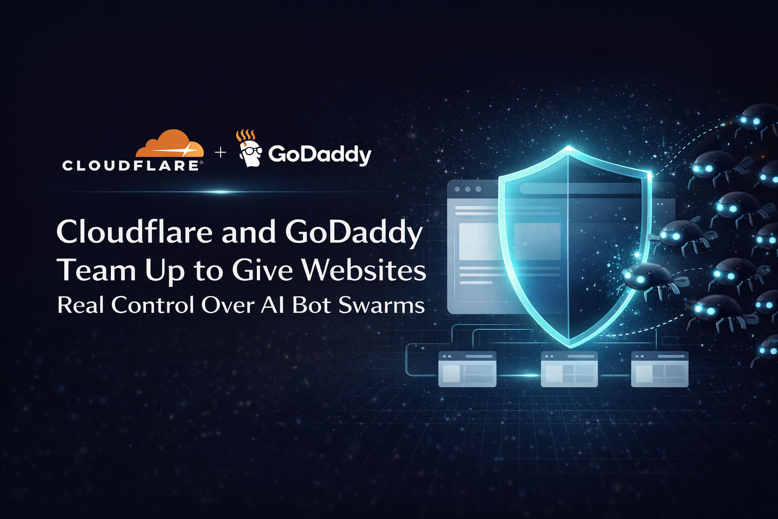 Cloudflare and GoDaddy Team Up to Give Websites Real Control Over AI Bot Swarms