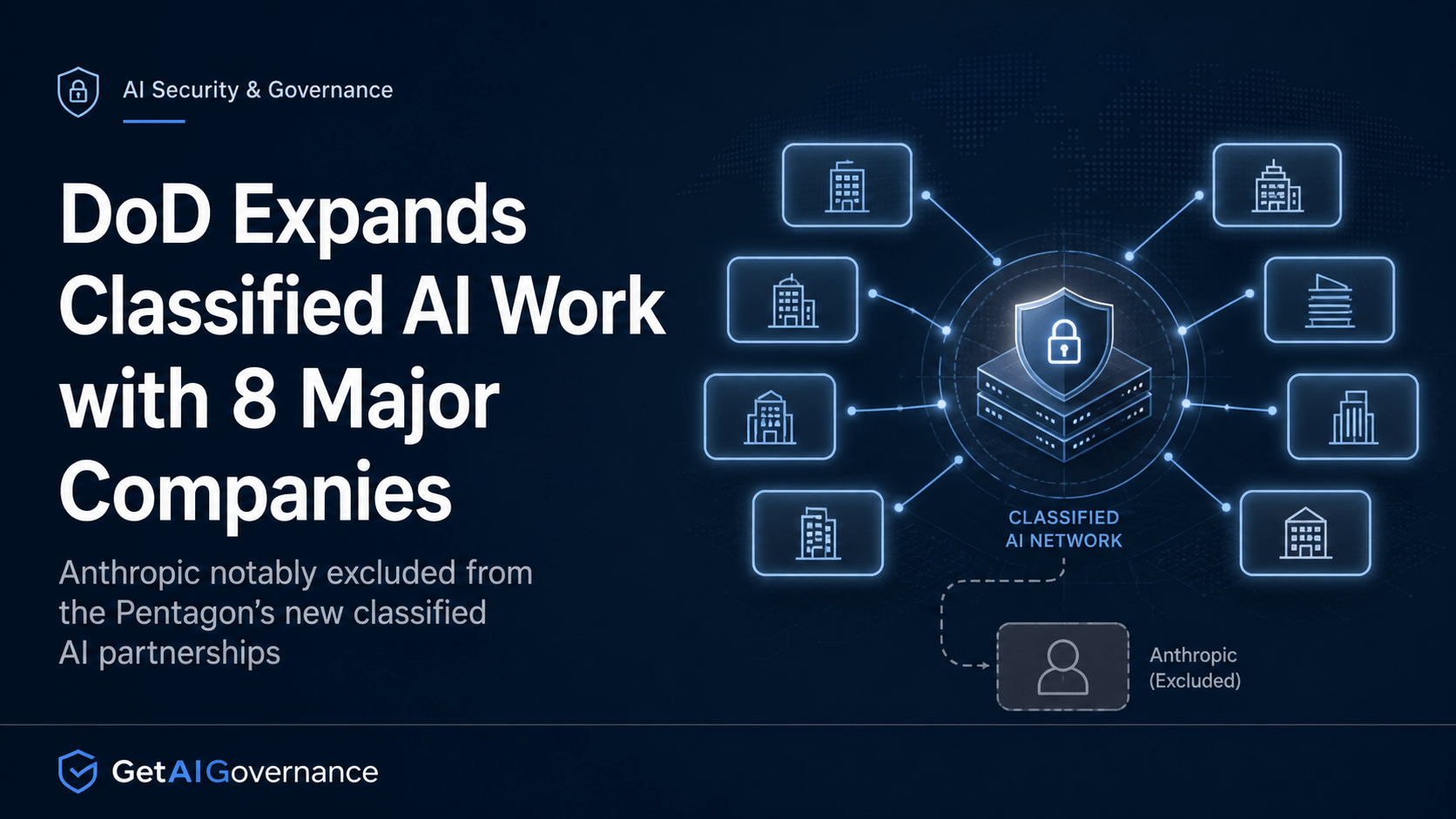 DoD Expands Classified AI Work with 8 Major Companies, Notably Excluding Anthropic