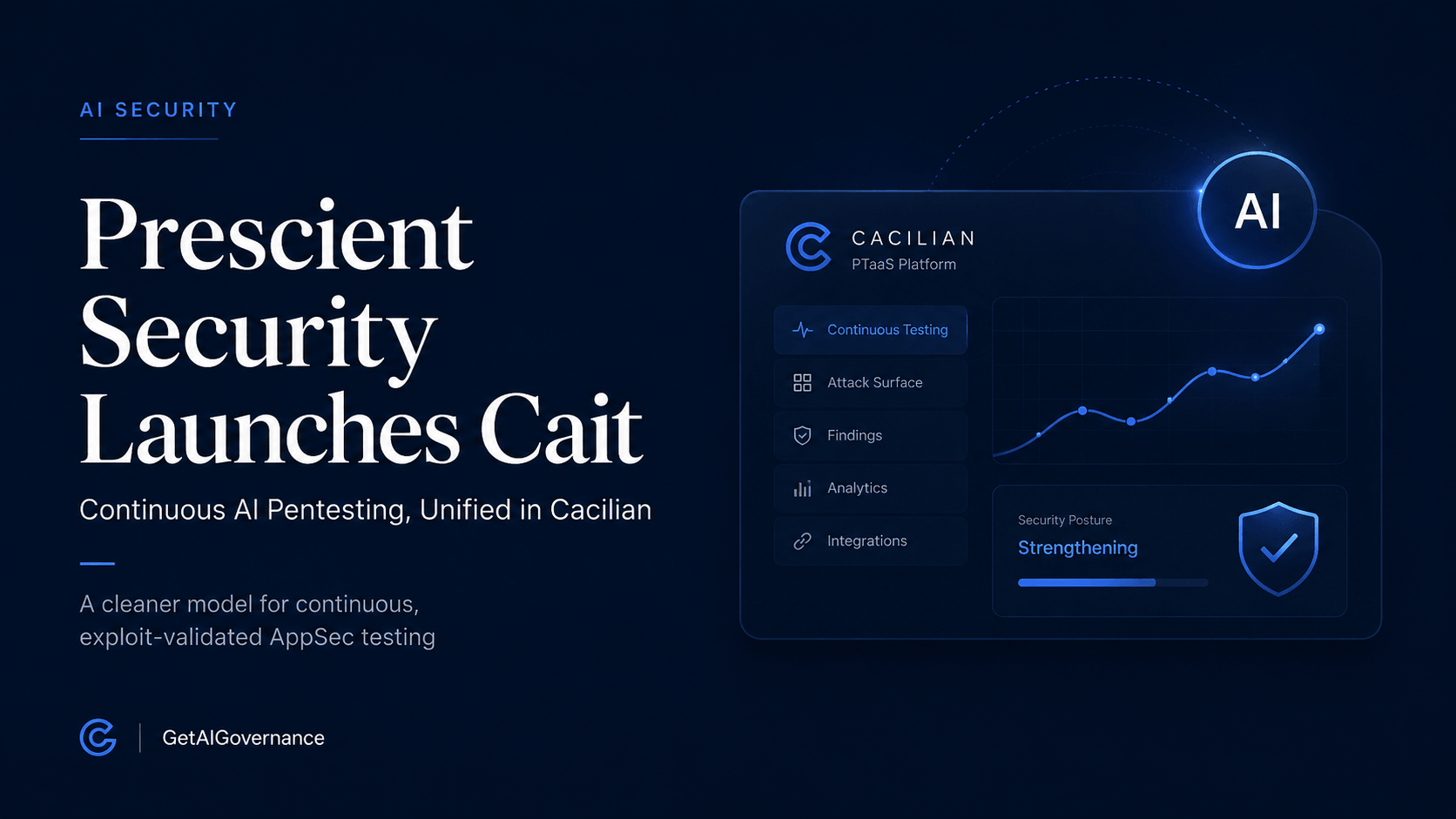 Prescient Security Launches Cait™ First Continuous AI Pentester and Unifies Cacilian as Its Flagship PTaaS Platform