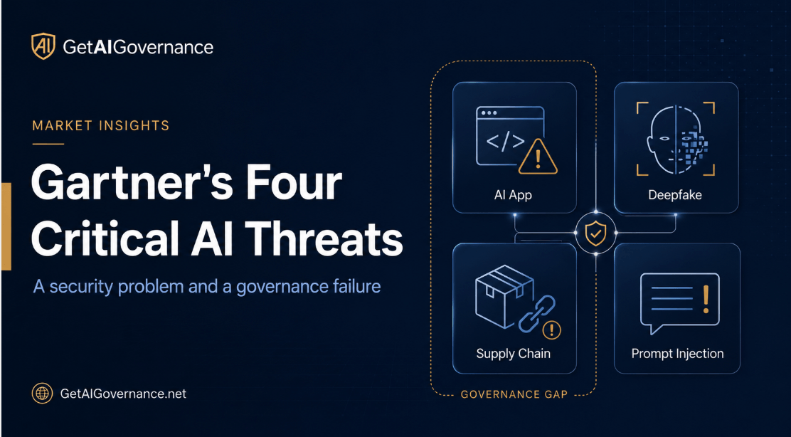 Gartner's Four Critical AI Threats Are a Security Problem and a Governance Failure