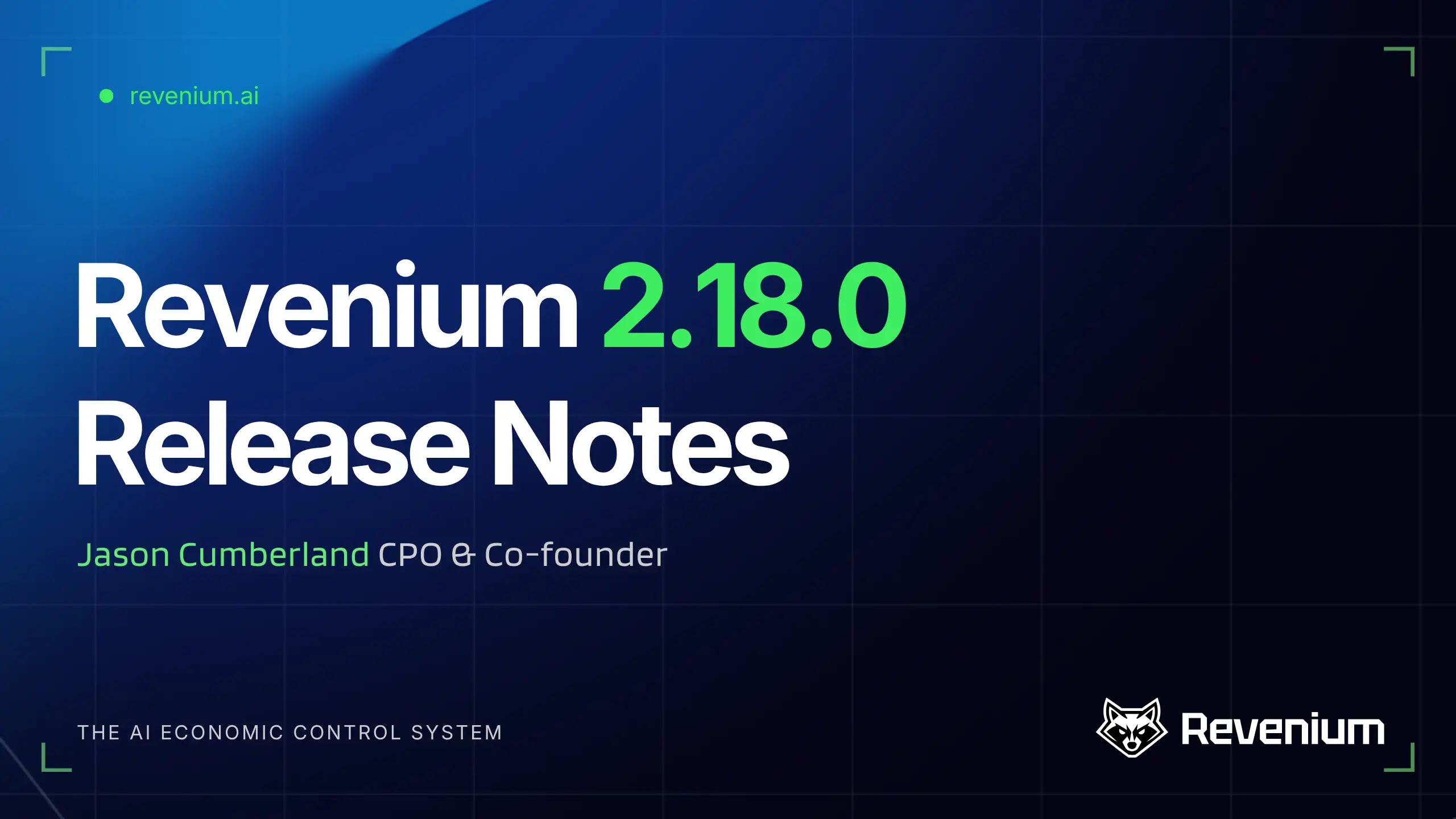 Revenium 2.18.0 Adds Drill-Through Analytics, Multi-Period Budgets, and Expanded MCP Control